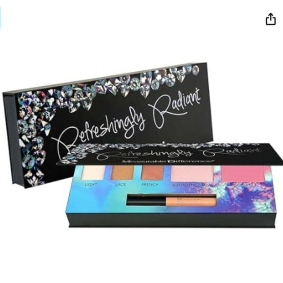 Measurable Difference Refreshingly Radiant Eyeshadow & Blush Palette- NIB - Picture 1 of 6